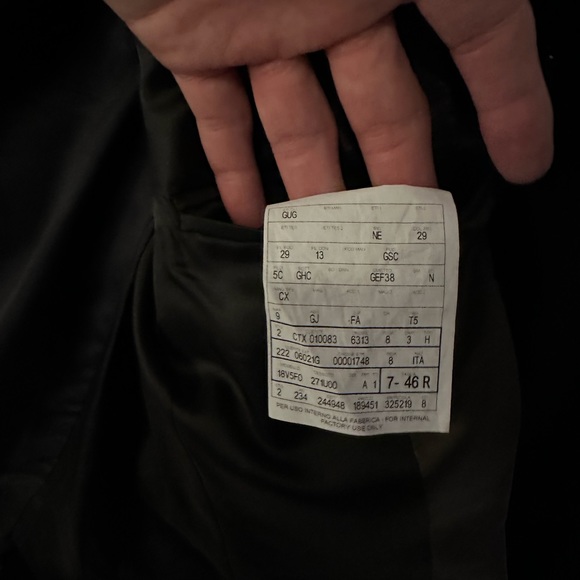 Gucci black corduroy blazer/ dinner jacket 46R - Picture 4 of 4